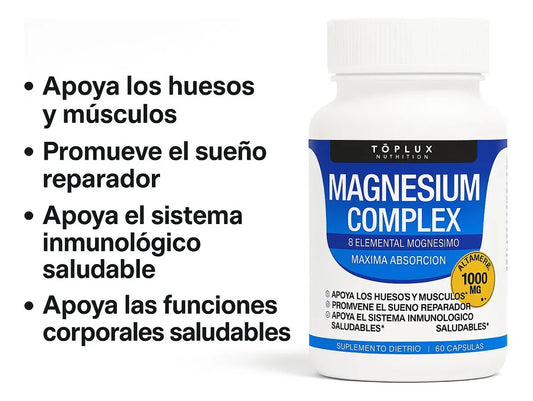 💪 Empieza hoy con Magnesium Complex y siente la diferencia desde la primera cápsula