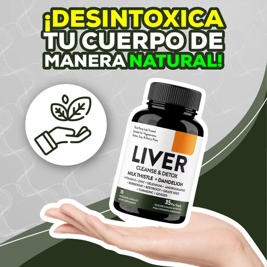 Complejo Detox y Depurador de Hígado -  Premium Cápsulas + Envío Gratis