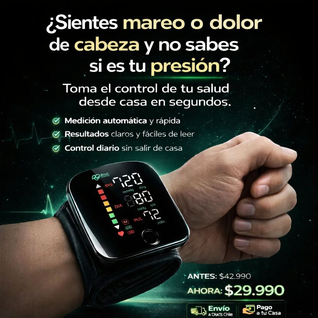 TENSIOSMART PRO™ | MONITOREA TU SALUD CON MAYOR PRECISIÓN TODOS LOS DIAS