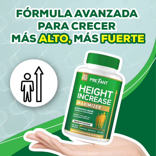 Apoya tu desarrollo óseo y alcanza tu máximo potencial con HEIGHT INCREASE MAXIMIZER