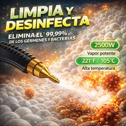 HIDROLAVADORA A VAPOR - ELIMINA GRASA Y SUCIEDAD PROFUNDA