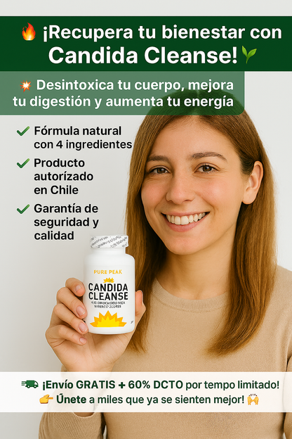 Apoyo Natural para Combatir el exceso de CANDIDA y recuperar tu bienestar digestivo
