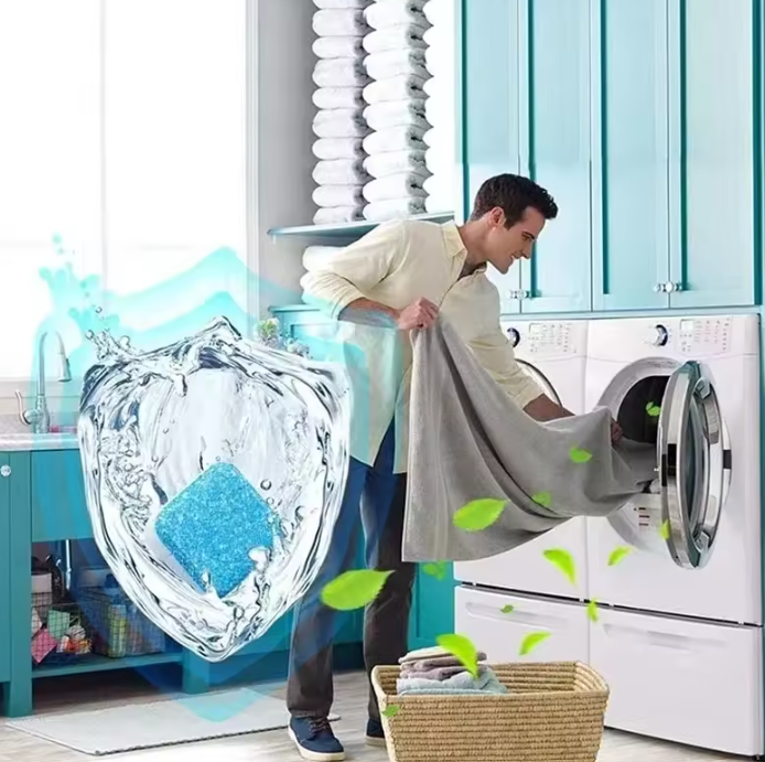 ¡Despídete del mal olor y la suciedad en tu lavadora! Pastillas Limpiadoras Para Lavadoras- Pack 60 unidades