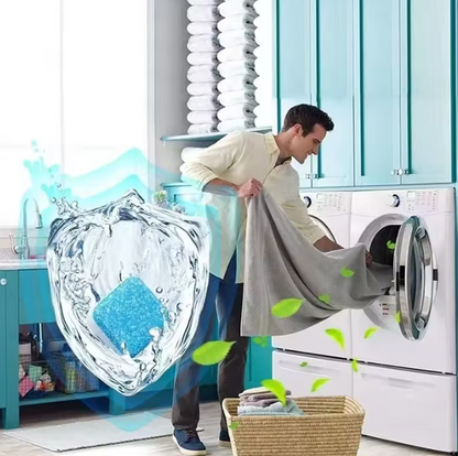 ¡Despídete del mal olor y la suciedad en tu lavadora! Pastillas Limpiadoras Para Lavadoras- Pack 60 unidades