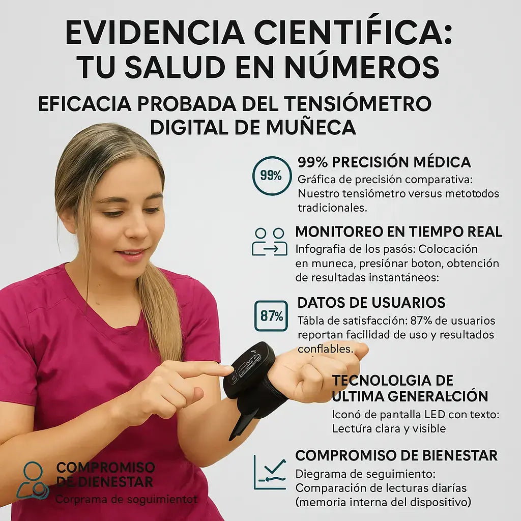 TENSIOSMART PRO™ | MONITOREA TU SALUD CON MAYOR PRECISIÓN TODOS LOS DIAS
