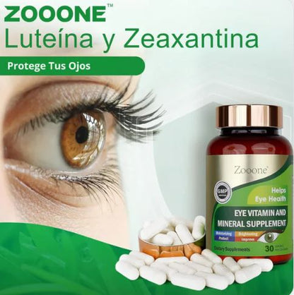 Zooone™ l Nutrición ocular diaria para ver nítido y sin cansancio - 100% Natural